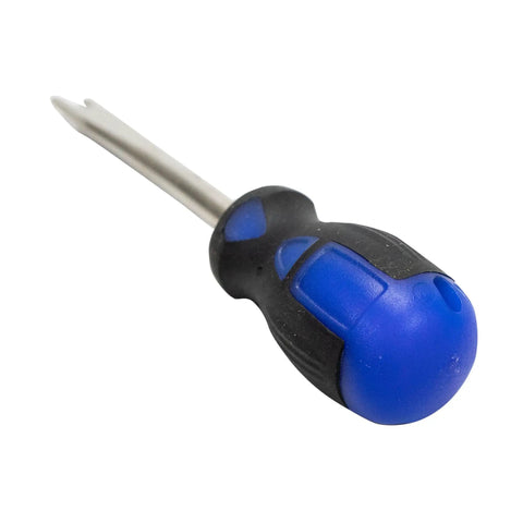 Heavy Duty Stainless Steel Valve Handwheel Tool Built To Last For Dive Tanks And Regulator Service No Fuss Installation And Removal Universal Fit Wrench For Cylinder Maintenance with blue and black handle
