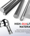 Two Pack CNC Aluminum Motorcycle Tire Valve Stems 90 Degree Air Stems Universal For Tubeless Tires 10 To 11 Point 3 mm Fits Most Bikes And Motorcycles Silver Black Red next to high-quality silver aluminum rods
