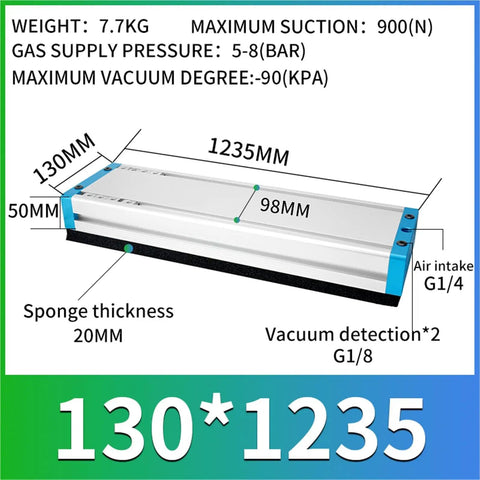 All In One Integrated Vacuum Gripping System For Robotic Conveyors Pro Grade Pneumatic Parts Kit dimensions and details