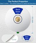 Rotating 6 In 1 Privacy Door Sign For Office And Home Keeps Interruptions In Check With In A Meeting Do Not Disturb Back Soon