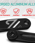 Beefy Aluminum Mountain Bike Crank Arm Set With Square And Diamond Hollow Interface for durability and comfortable cycling