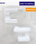 2 Pack White French Door Hinge Replacement DA61-08305A compatible with Samsung Refrigerator models, showcasing high-quality design.