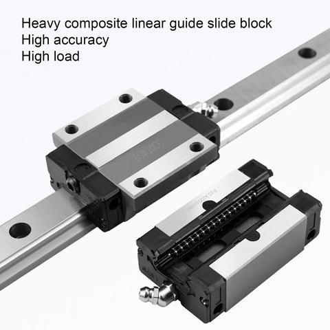300Mm Pro Grade Linear Rail Bearing Steel Linear Guides Rail With Two HGH15CA Slider Blocks Kit for CNC machinery