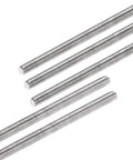 Five M3 x 0.5mm fully threaded stainless steel rods, 300mm long (304 SS), right-hand thread
