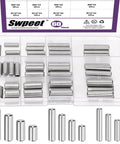 60 Piece M6 M8 M10 Dowel Pin Set In 304 Stainless Steel Dowel Pin Kit With Storage Box showing cylindrical shelf pins