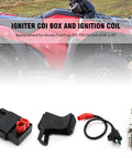 Replacement Ignition CDI Box And Ignition Coil Kit For Honda TRX300 FourTrax 1994 1995 1996 1997 with spark plug
