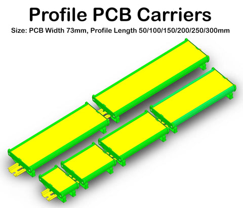 Din Rail Mounting Carrier For 72 73mm Wide PCB Housing Bracket Adaptor Fits TH35 TH15 And G Rails 73 By 155 mm PCB Size