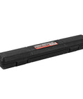Carrying case for Three Eighths Inch Drive Micrometer Torque Wrench With Dual Torque Scales In Foot Pounds And Newton Meters Pro Grade Build
