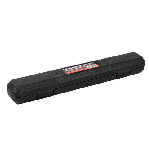 Carrying case for Three Eighths Inch Drive Micrometer Torque Wrench With Dual Torque Scales In Foot Pounds And Newton Meters Pro Grade Build