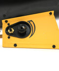 Close-up of the dial and controls on the Heavy Duty 65000 BTU Forced Air Propane Heater Packed With Quiet Burner Tech.