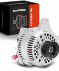 130 Amp 12V Alternator Replacement With 8 Groove Pulley For Ford F150 F250 Expedition E Series And Lincoln Navigator 1997 1998 1999 2000 4.6L 5.4L Direct Fit Easy Install Durable Quality, shown with packaging box
