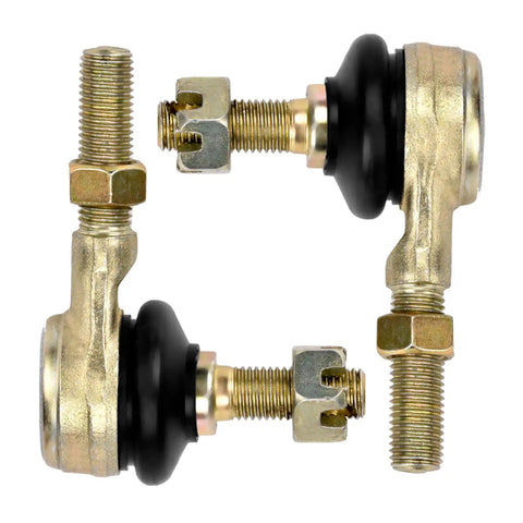 10mm Left And Right Hand Tie Rod Ball Joint For Chinese Kids ATVs Quad Go Karts 50cc 70cc 90cc 110cc 125cc Direct Fit Replacement For Your Ride Fits TaoTao Coolster SunL NST Roketa Kazuma Buyang Loncin Lifan Baja Icebear Go Kart Parts. 10mm steel tie rod ball joints with rubber boots