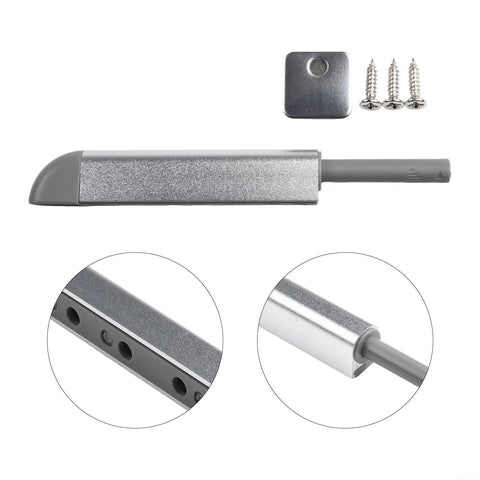 Magnetic Push To Open Cabinet Catch Latch For Drawer And Wardrobe Doors HandleFree Touch Release Secure Magnetic Cabinet Hardware Kit