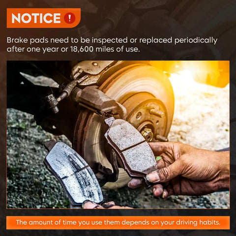 Checking Ceramic Front And Rear Brake Pads Set For Hyundai Sonata 2011 To 2015 And Kia Optima 2011 To 2016 Non Turbo Models