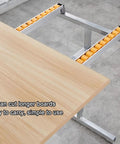 Sturdy Adjustable Conveyor Roller Table Stand With Heavy Duty Galvanized Build And Rock Solid Stability Perfect For Table Saws And Planers To Boost Your Shop Workflow Effortlessly with wooden board on rollers.