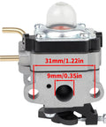 Carburetor Replacement For Ryobi 2 Cycle Weed Eater RY251PH RY252CS RY253SS RY254BC 25cc Trimmer Full Crank Fits 753-06258A