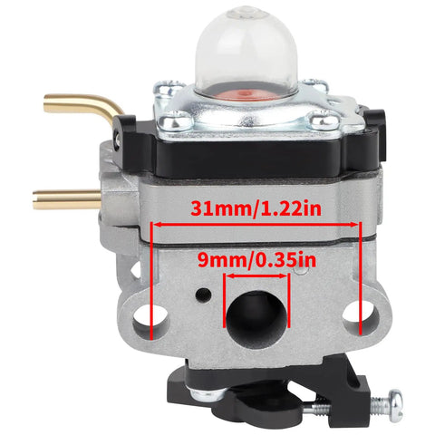Carburetor Replacement For Ryobi 2 Cycle Weed Eater RY251PH RY252CS RY253SS RY254BC 25cc Trimmer Full Crank Fits 753-06258A