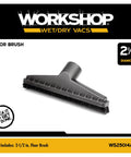 Floor Brush Attachment For Wet Dry Vacuums And Shop Vacuum Cleaners heavy duty 2-1/2-inch diameter brush head