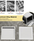 Aluminum Louvered Access Panel For Drywall Ceiling And Wall Vent Grille With No Sweat Quick Setup And Sleek Hidden Design For Effortless Maintenance And Top Shelf Airflow Coverage During Renovations showing detailed aluminum materials.