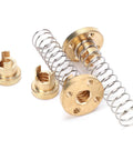 Anti Backlash T8 Brass Nut Replacement Kit With High Tension Springs For 3D Printers T8 Screws And CNC Rolling Mills Includes Four Nuts