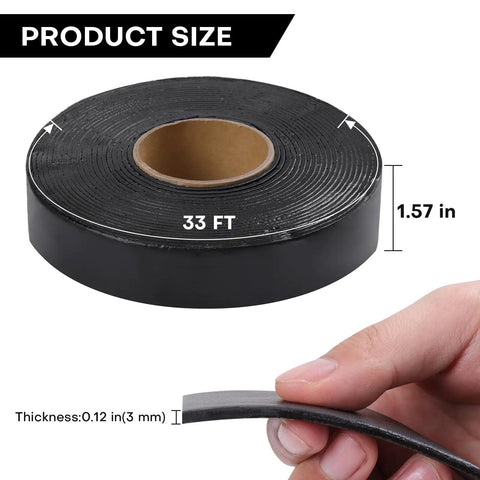 Self Adhering Asphalt Crack Tape 1.57 Inch By 50 Feet No Torch Required Easy Fix For Driveways Parking Lots Roofs And Roads