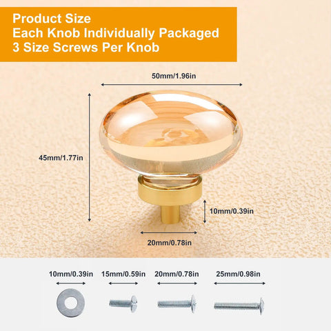 gold crystal knobs for dresser Cabinet Knobs 10 Pcs, Crystal Knobs for Dresser Gold Cabinet Pulls Drawer  Kno