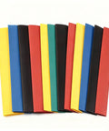 Colorful heat shrink tubing from All In One Wire Terminal Kit With 678 Copper Connectors Ring Fork Spade And Quick Disconnects Plus 328 Heat Shrink Tubing