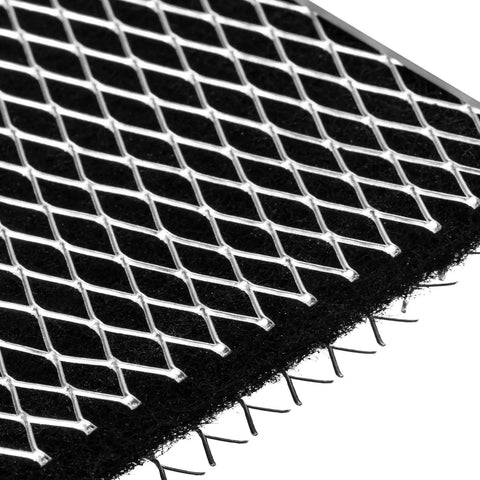 Close-up of 3 Pack Range Hood Filter Replacement 8.7 X 10.5 Inch Aluminum Charcoal Combo Filter For Broan Compatible