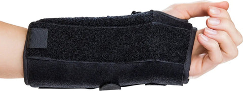 Quick Fit II Left Wrist Support Brace One Size Fits Most Easy Fit Immobilizer With Single Pull Lacing And Dorsal Stay Pod