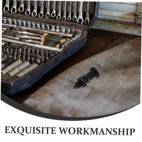 Heavy Duty Carbon Steel Reset Type Indexing Plunger For Industrial Machinery And Toolboxes on a workbench with tools.