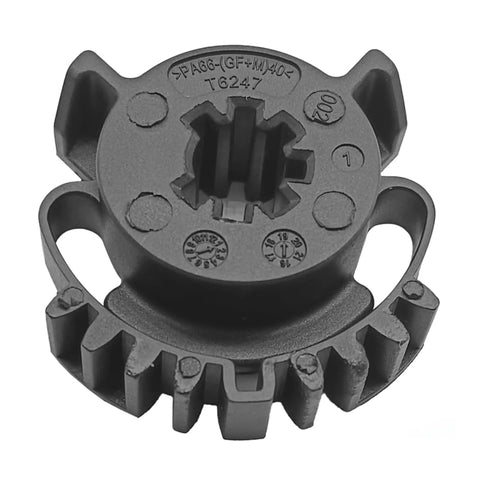 Top Shelf Hvac Blend Door Actuator Gear For Dodge Durango And Jeep Grand Cherokee, durable black plastic gear for climate control.