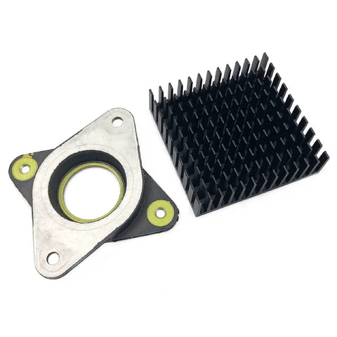 Nema 17 Damper Stepper Motor Vibration Dampers with M3 screws, steel and rubber, and a heat sink for Creality CR-10 and Ender 3 printers