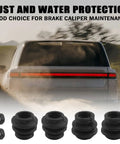 Durable Rubber Dust Resistant Brake Caliper Pin Bushing Kit For Toyota Prius Cadillac CTS Scion tC xB Lexus HS250h Jeep