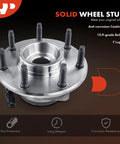 2 Pack Front Wheel Bearing And Hub Assembly For Ford F-150 And F-250 7-Lug ABS 4WD 1997-2004 Heavy Duty Roller Bearing