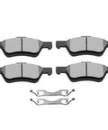Front Ceramic Brake Pads Kit 4Pc Set for Ford Escape 2005-2012 Mazda Tribute 2005-2006 2008-2010 Mercury Mariner durable OE style