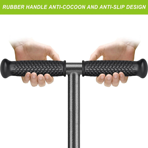 Manual Lawn Aerator Spike Tool With 15 Stainless Steel Spikes Non Slip Grip Handle Grass Aerator for lawn care