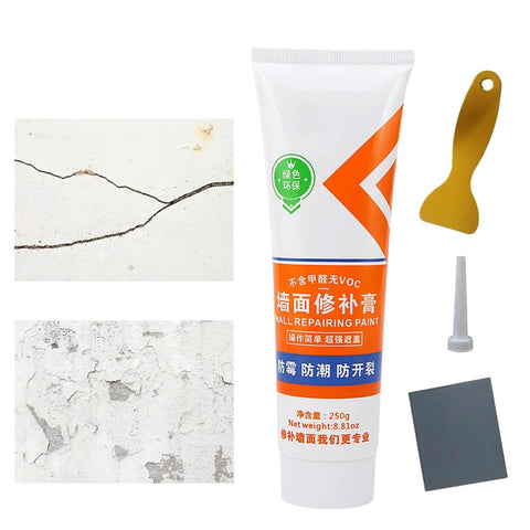Wall Repair Paste Quick Drying Crack Fix Kit For Home Living Room Kitchen Basement Garage And Office Use With Pro Grade Adhesion Your Go To Putty For Holes And Cracks Easy Smoothing Fast Dry Time DIY Wall Repair Made Simple