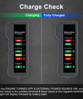 12V Car Battery And Alternator Tester With Automotive Load Indicator For Quick Battery Health Check And Auto Electrical System Diagnostic Portable Handheld Battery Health Meter For DIY Mechanics And Car Enthusiasts, charge check display