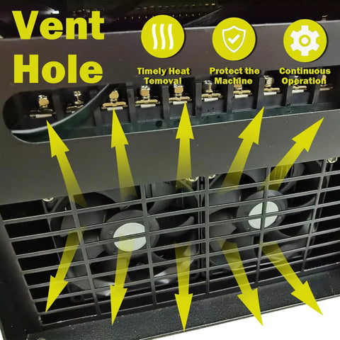 Ventilation of ATC Air Cooled Spindle Motor 9KW Workhorse With ISO30 Tool Holder, Automatic Tool Change, CNC Milling Spindle.