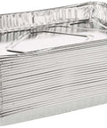Pack Of Twelve Quarter Size Aluminum Foil Cake Pans For Bake Sales And Events Extra Strong And Durable For Easy Food Transport