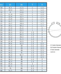 46mm External Circlips OD 304 Stainless Steel C Clip Retaining Rings Pack Of 20 For Automobiles Valves Bearings And Electrical Systems High Tensile Strength Rust Resistant Easy Install