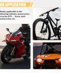 Beefy Heavy Duty Motorcycle And Bicycle Chain Breaker Tool With Riveting Pin application on motorcycle, bicycle, and ATV