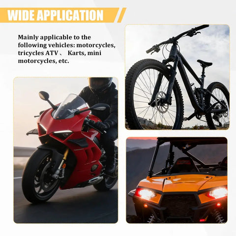 Beefy Heavy Duty Motorcycle And Bicycle Chain Breaker Tool With Riveting Pin application on motorcycle, bicycle, and ATV