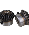 Beefy 45 Steel 1.5 Modulus Tapered Bevel Gear Wheel 8mm Hole Diameter 20 Teeth Silver Pack Of 2 Built To Last For Industrial Replacement And High Torque Drives For Machinery And Robotics