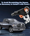 Premium Battery Current Sensor No Sweat Replacement For Dodge Ram Jeep Wrangler Cherokee with bolt and mounting detail.