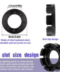 Close-up of steel spoke torque tool showing 8 slot size design, part of 7 Piece Bicycle Spoke Wrench Kit for wheel tension adjustment.