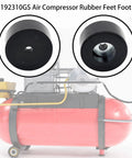 Close-up of 8 Piece Anti Vibration Rubber Feet Kit For Air Compressors Generators And Pressure Washers Isolation Pads