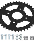 40T Beefy Mini Bike Sprocket With 40mm Bore For Coleman BT200X CT200U EX CT200U EXR Baja Warrior TrailMaster Massimo MB165 MB200 Axis M200 Predator 212 196cc 200cc Go Kart Parts Four Bolt Mount, bolts and nuts