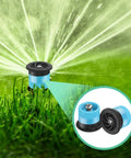 Heavy Duty Replacement Sprinkler Heads 60 Pack features fully rotating adjustable 360 spray patterns watering grass garden.