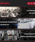 Automated factory with advanced production technology and quality inspection process for efficient manufacturing.